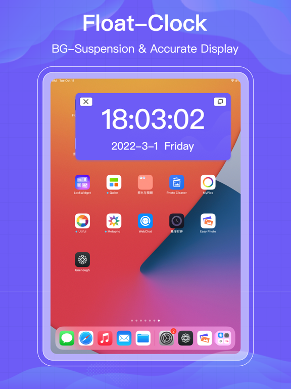 Floating Clock - Time App screenshot 2