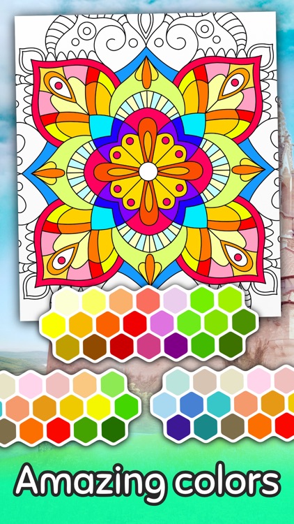 Mandala Coloring Pages Game screenshot-6