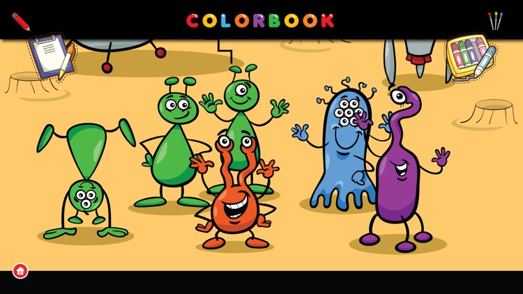 Coloring Me: Friendly Alien