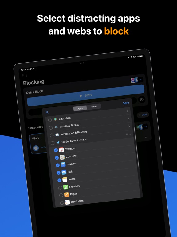 AppBlock - Block Apps & Sites screenshot 3