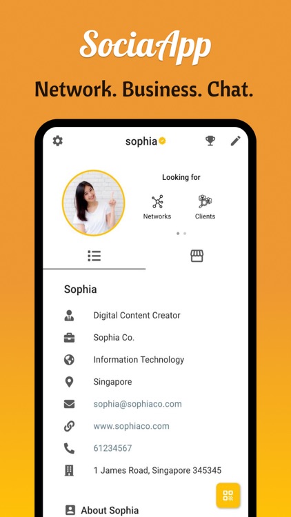 SociaApp: Networking, Business