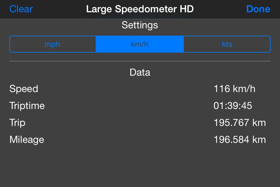 Large Speedometer HD screenshot 2