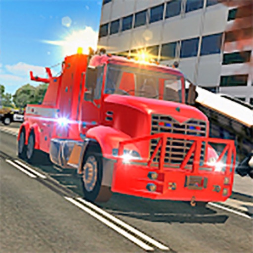 Fire Truck Flying Car by freeonlinegames.com