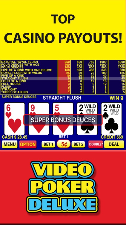 Video Poker Deluxe Casino screenshot-2