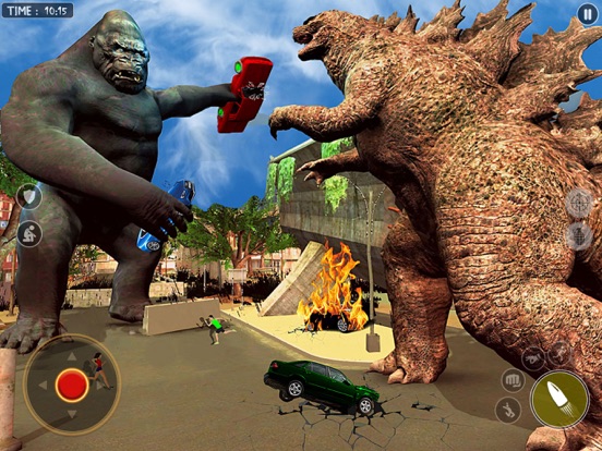 Giant Monster vs Gorilla Rush screenshot 4