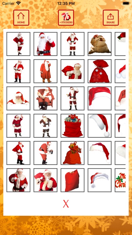 Christmas stickers and cards