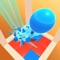 Destroy the platforms to collect points on your ball