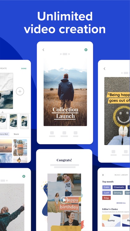 Animoto: Video Maker & Editor screenshot-0
