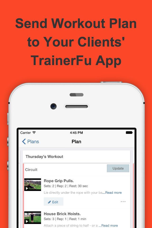 TrainerFu for Fitness Coach screenshot 2
