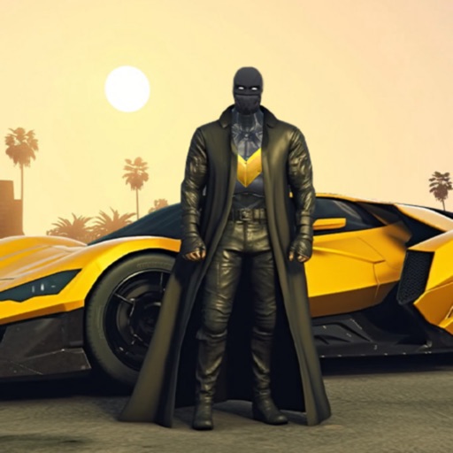 Bat Hero: Dark Gangster City Icon