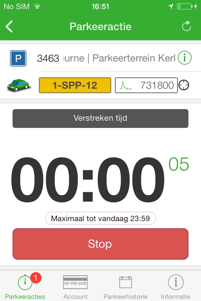 Stadsparkeren - Parkeerapp screenshot 3