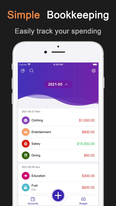 DayCost 2 - Personal Finance Screenshots