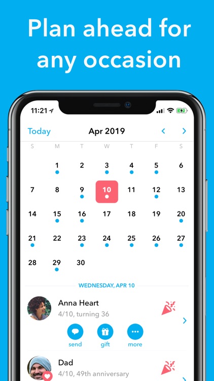hip: Birthday Reminder App
