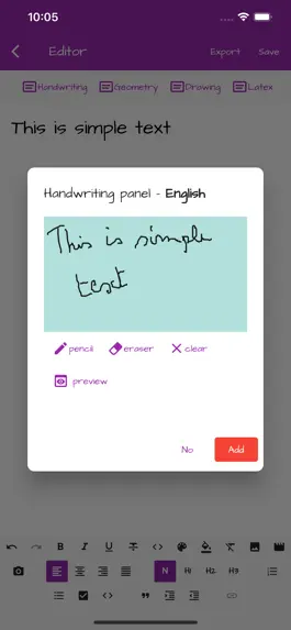 Game screenshot Handwriting Tool hack