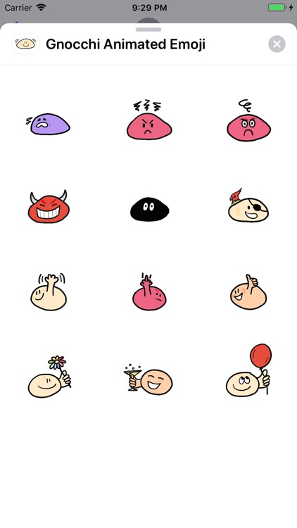 Gnocchi ANIMATED Emoji screenshot-5