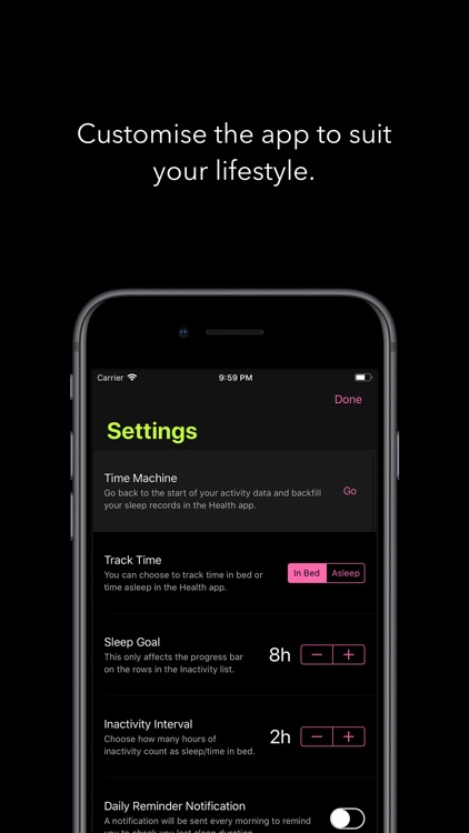 Bed Time Tracker screenshot-3