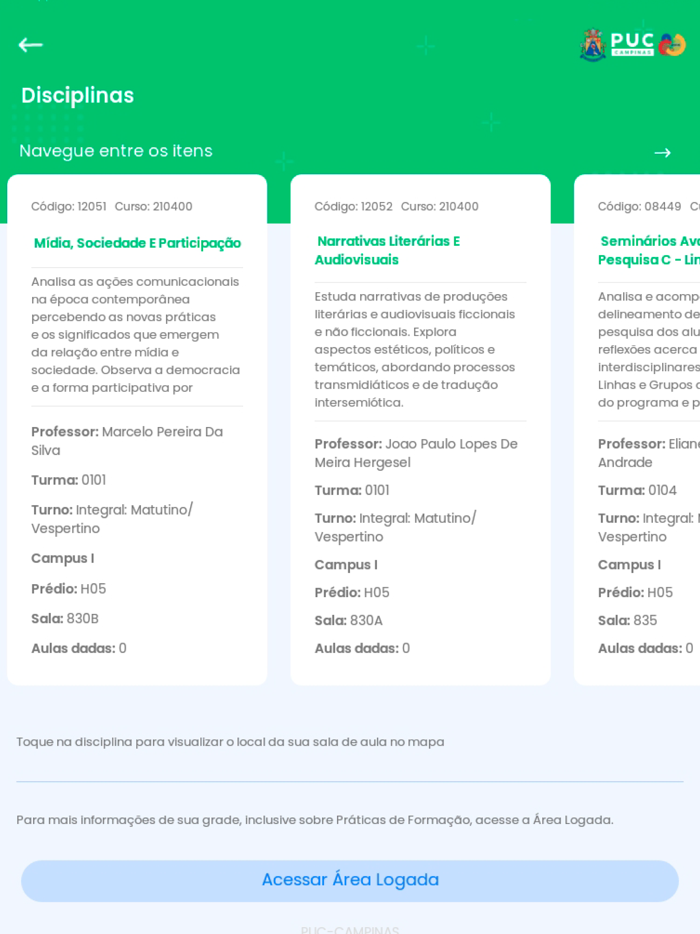 APP Aluno  PUC-Campinas