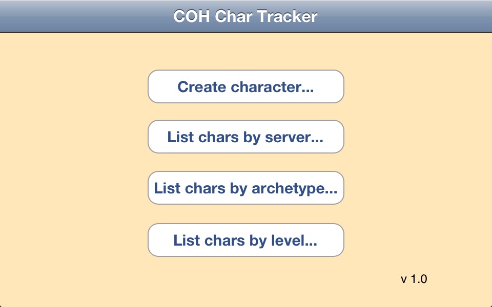 City Char Tracker screenshot 3