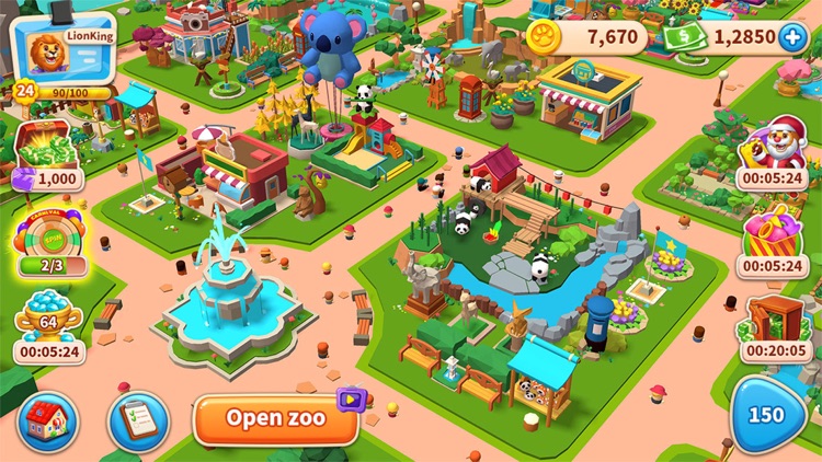 Zoo Tiles: 3 Tiles& Zoo Tycoon screenshot-4