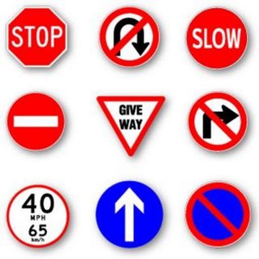 traffic signs test