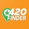 420 Finder is a mobile app designed to help cannabis enthusiasts locate dispensaries and products in their area