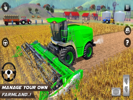Big Tractor Farming Games 3D screenshot 2