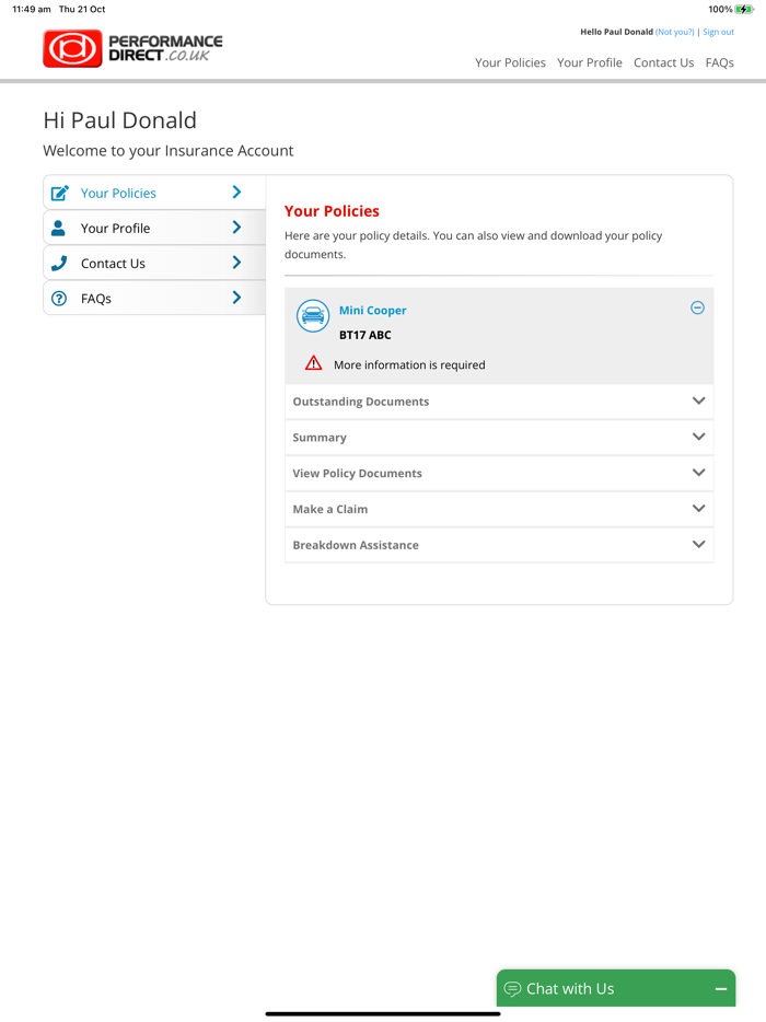 Performance Direct Insurance