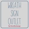 Wreath Sign Outlet