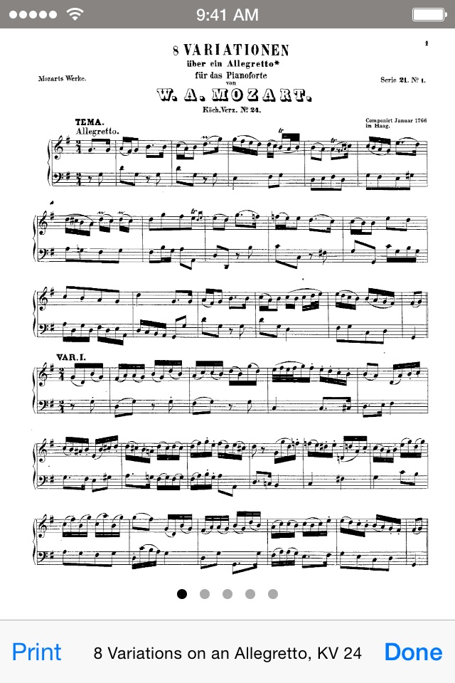 Mozart Variations for piano screenshot 4