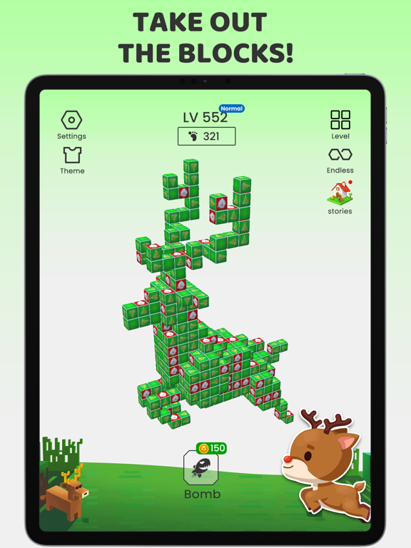 Tap Away Cubes：3D Block Puzzle screenshot 2