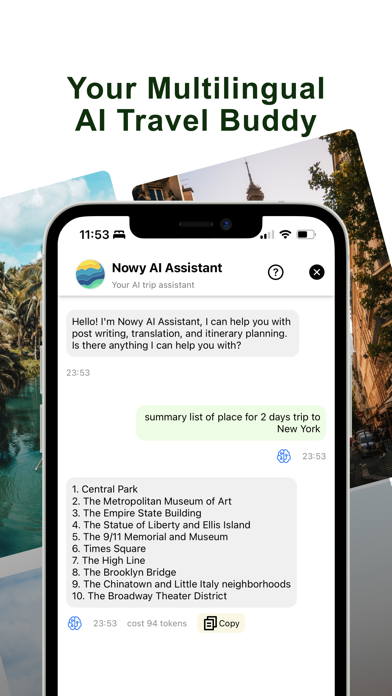 Nowy: AI Travel Social Planner screenshot 2