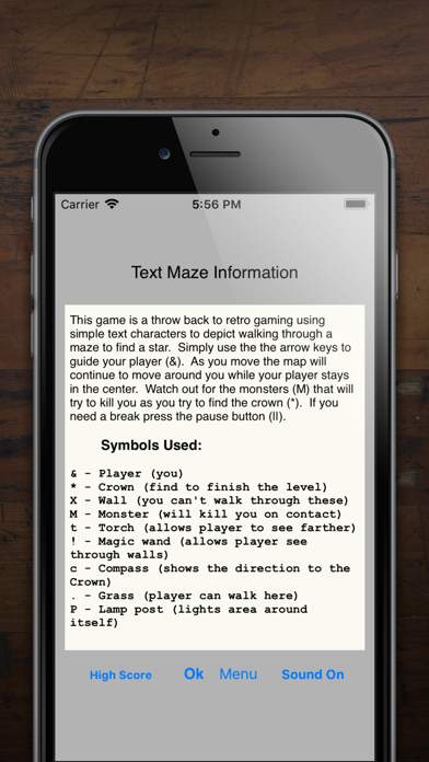 Text Maze Screenshots