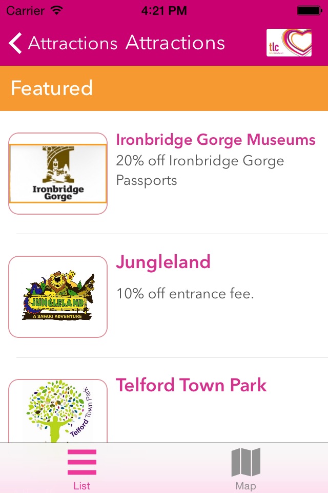 Telford Loyalty Card(mytlc) screenshot 2