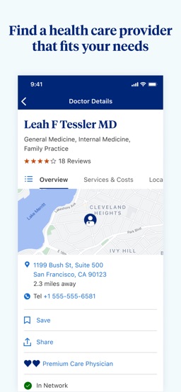 UnitedHealthcare app screenshot