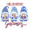 Gnome Winter Stickers 2021