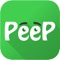 Peep anonymously or peep with your friends