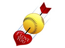 Softball Valentines