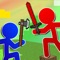 Try to kill other stickman opponents and be the leader in the room