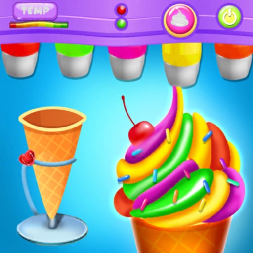 Ice Cream Games Street Food Icon