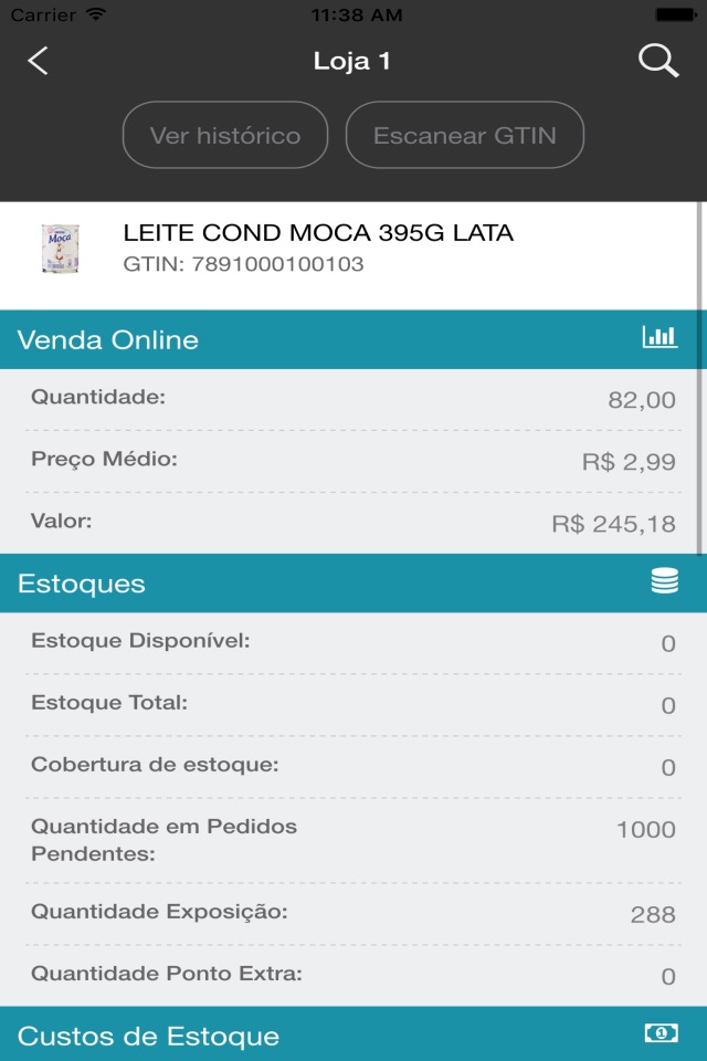 Consulta de Produtos screenshot 2