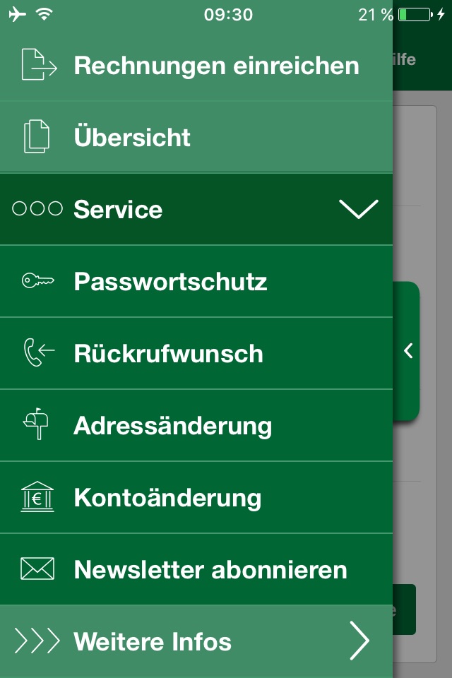 HanseMerkur ServiceApp screenshot 4