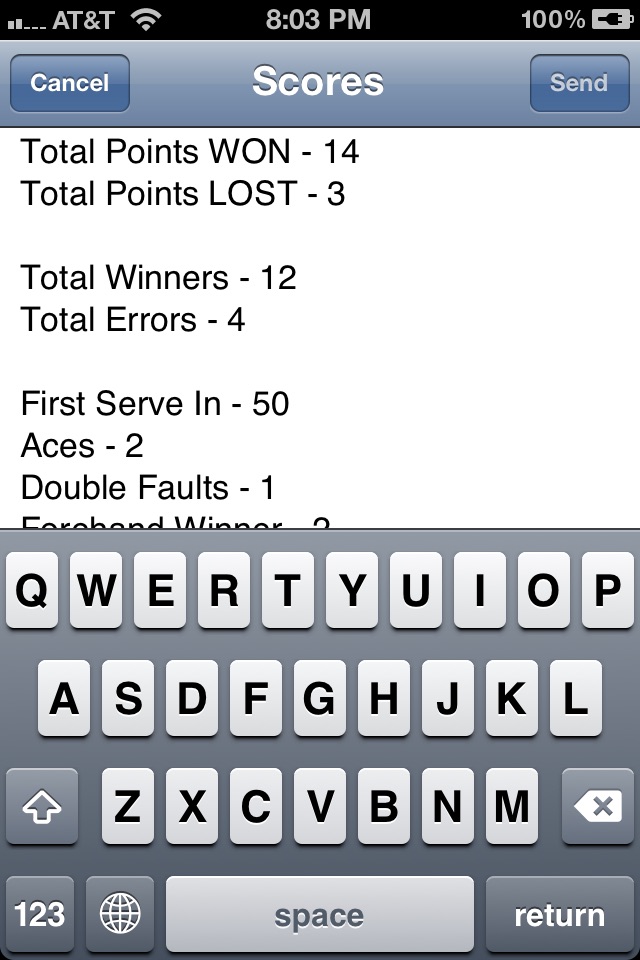 Tennis Pro Tracker screenshot 3