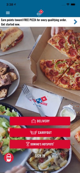 Domino's Pizza USA app screenshot