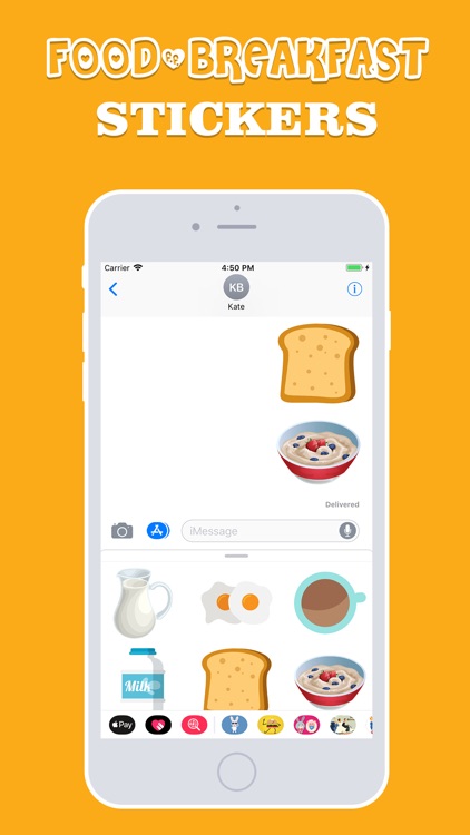 Food and Breakfast Stickers screenshot-3