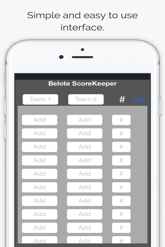 Belote ScoreKeeper screenshot 3