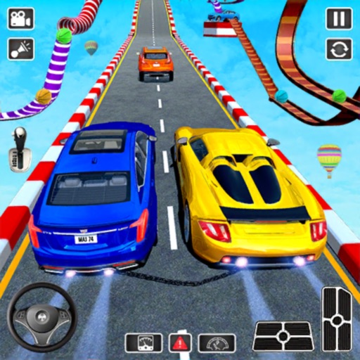 Impossible Race-Car Stunt Game