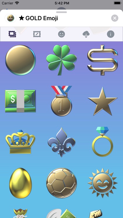 GOLD Emoji • Stickers screenshot-9