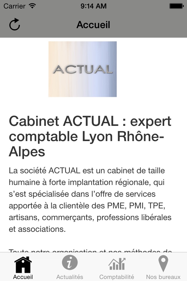 Cabinet ACTUAL Comptable Lyon screenshot 2