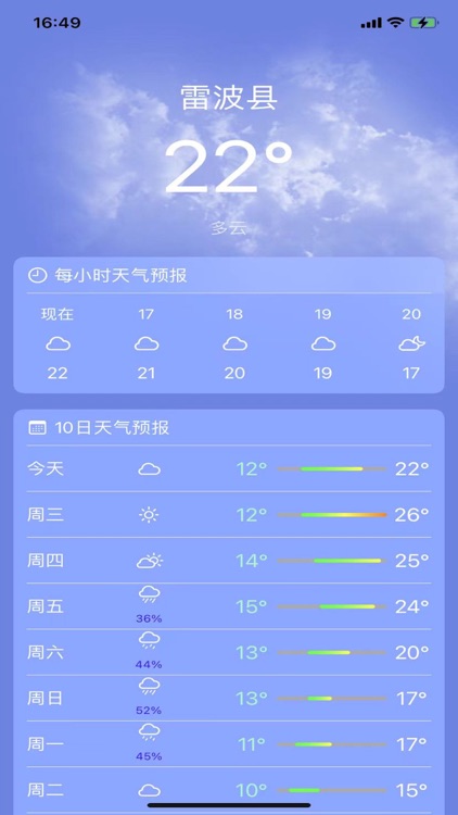 天气预报-实时天气&精准预报-天气王