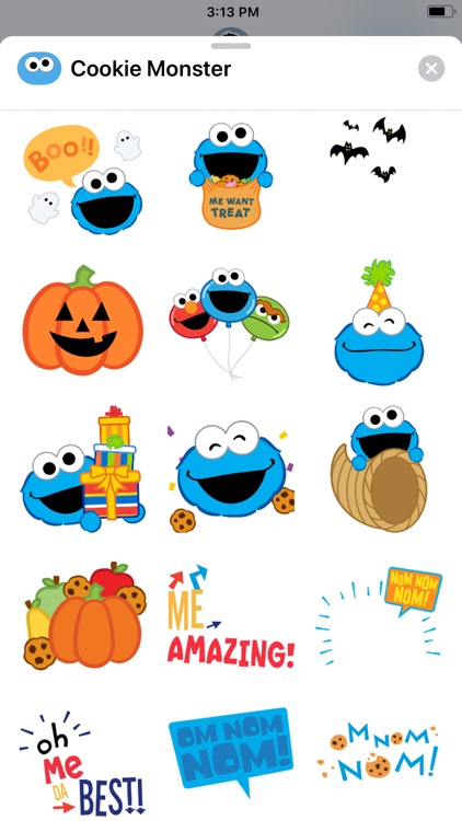Cookie Monster Stickers screenshot-4